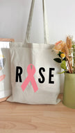Tote bag 10L personnalisable - Octobre rose - Rose