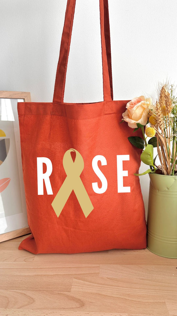 Tote bag 10L personnalisable - Octobre rose - Rose