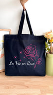 Tote bag 18L personnalisable - Octobre Rose - La vie en rose