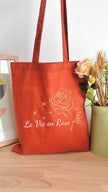 Tote bag 10L personnalisable - Octobre rose - La vie en Rose