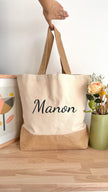 Sac 29L personnalisable - Prénom - 1 - Toile de jute