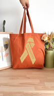 Tote bag 18L personnalisable - Octobre Rose - Ruban