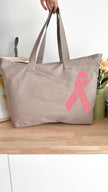 Sac 31L personnalisable - Octobre Rose - Ruban