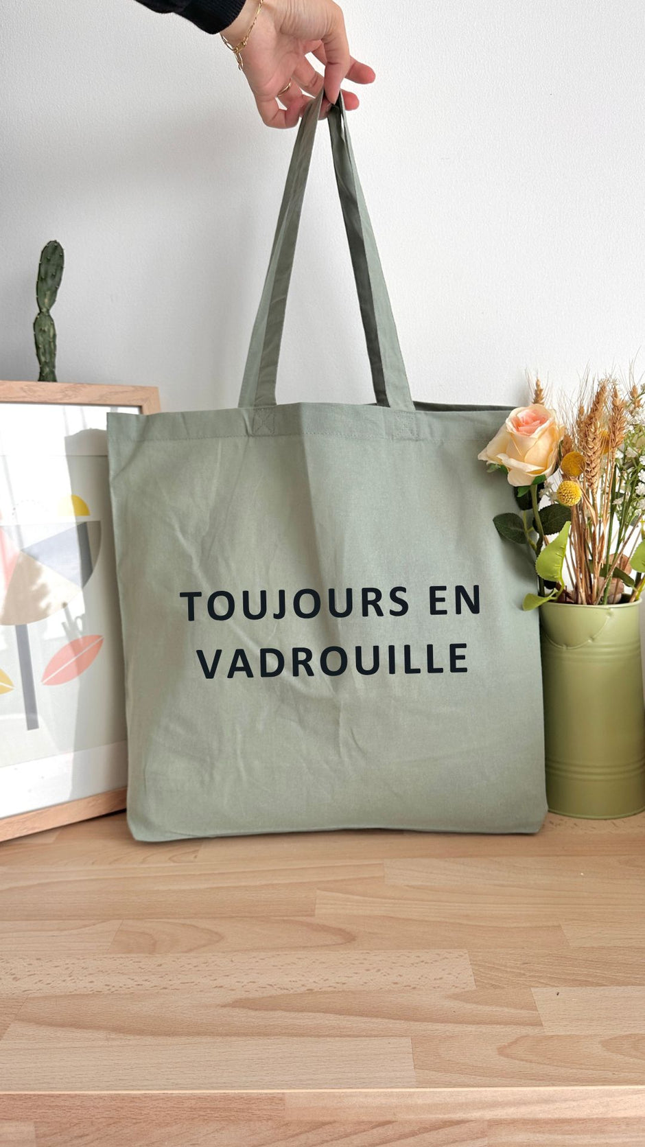 Tote bag 18L personnalisable - Toujours en vadrouille