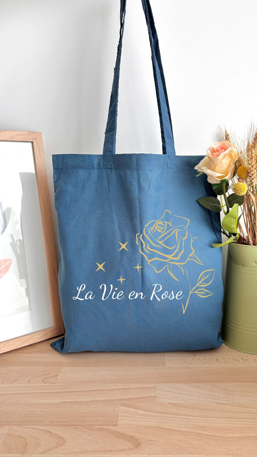 Tote bag 10L personnalisable - Octobre rose - La vie en Rose