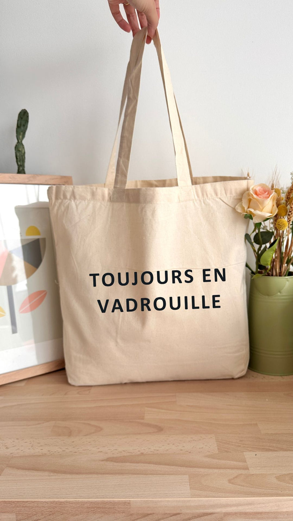 Tote bag 18L personnalisable - Toujours en vadrouille