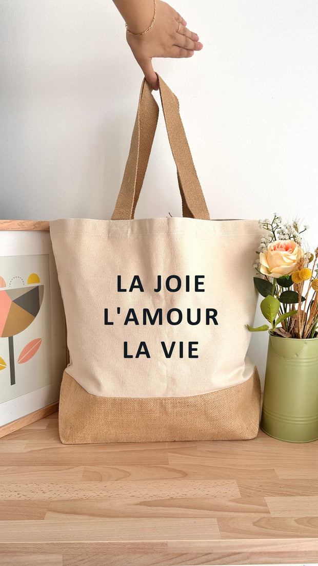 Sac 29L personnalisable - La joie L'amour La vie