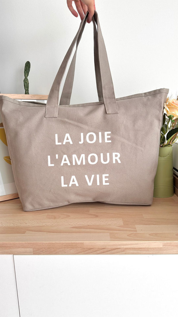 Sac 31L personnalisable - La joie L'amour La vie
