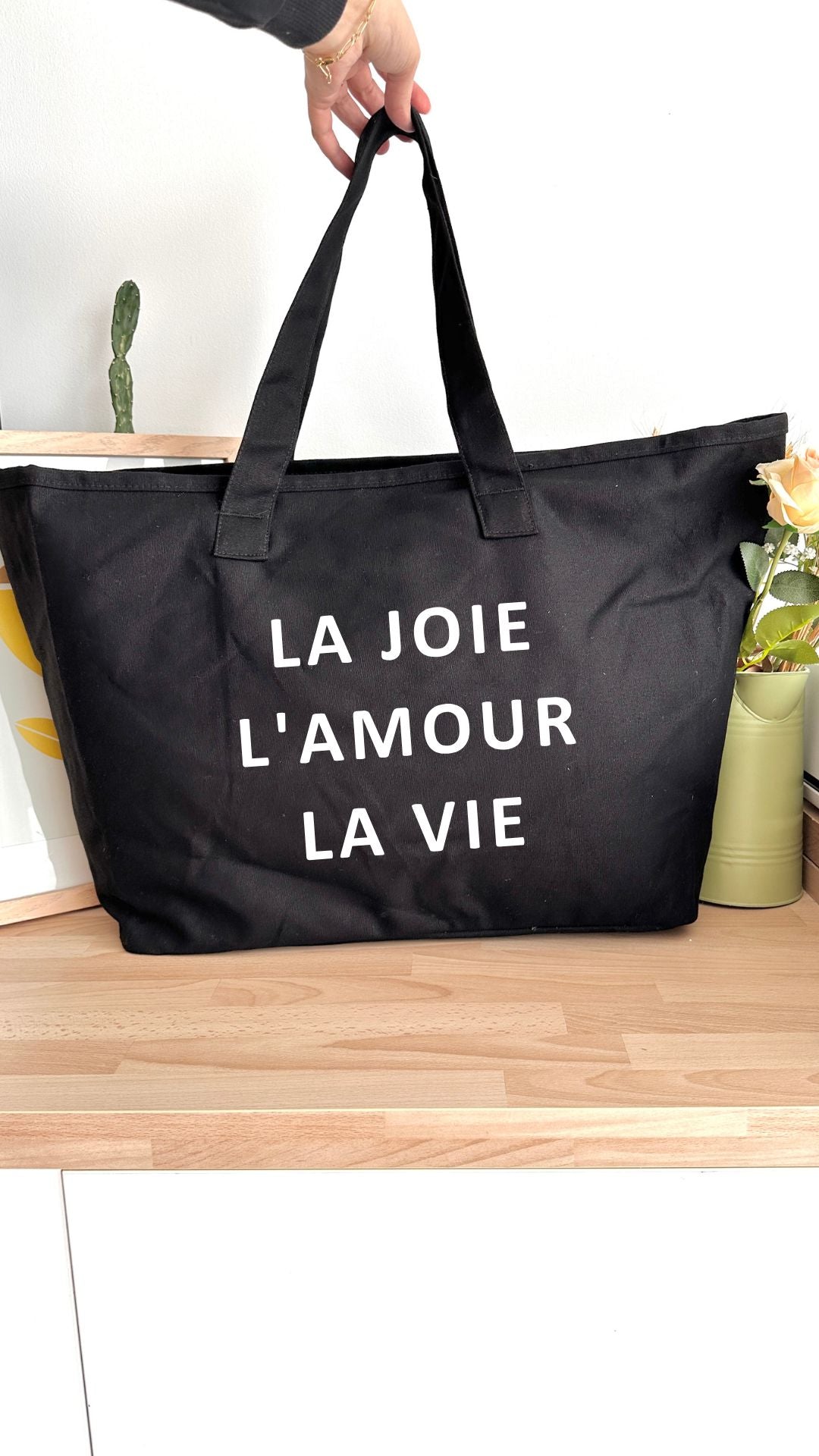 Sac 31L personnalisable - La joie L'amour La vie