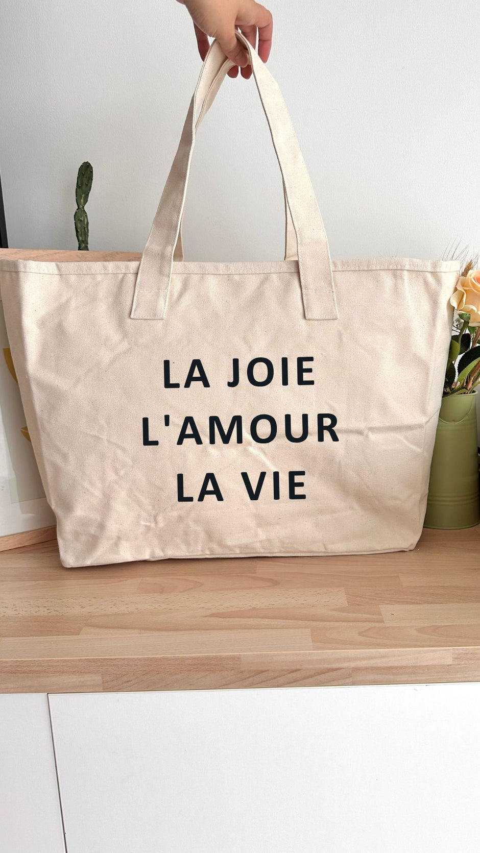 Sac 31L personnalisable - La joie L'amour La vie