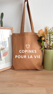 Tote bag 10L personnalisable - Copines pour la vie