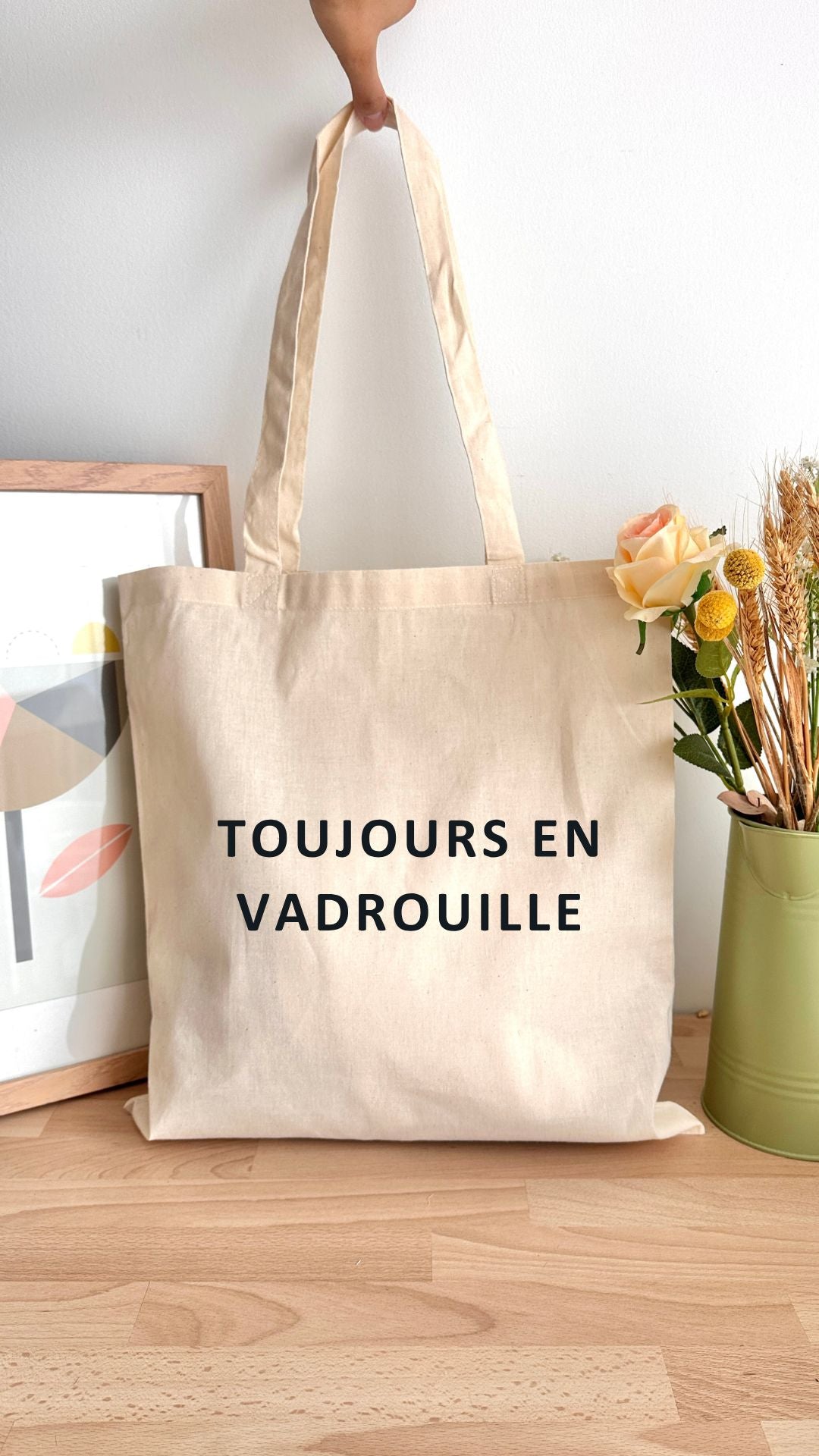 Tote bag 10L personnalisable - Toujours en vadrouille