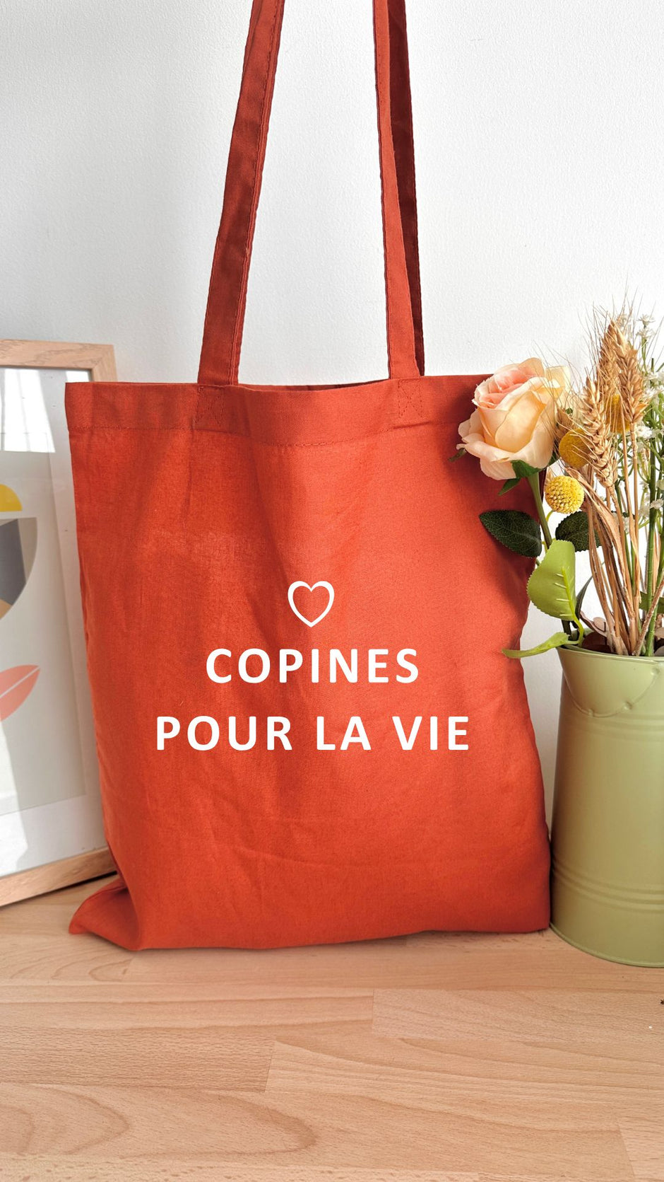 Tote bag 10L personnalisable - Copines pour la vie