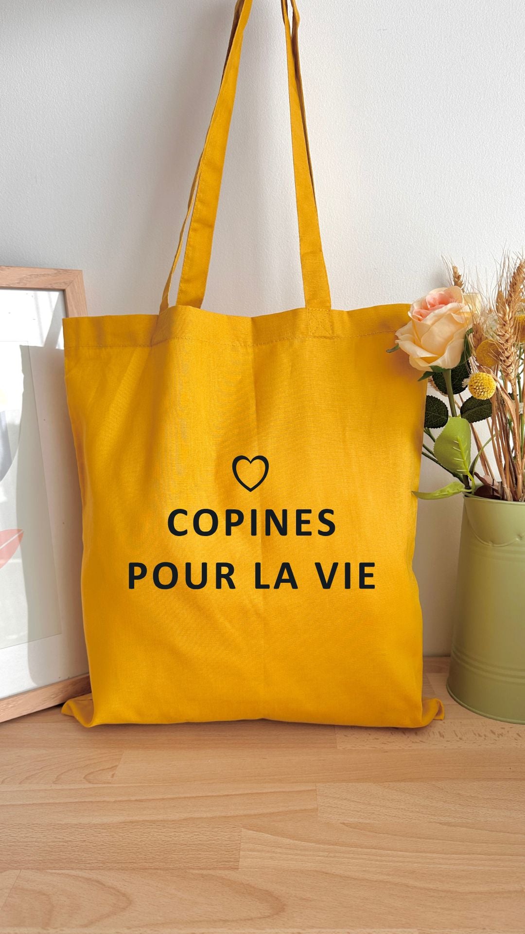 Tote bag 10L personnalisable - Copines pour la vie