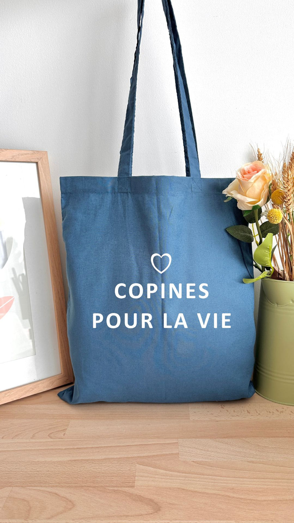 Tote bag 10L personnalisable - Copines pour la vie