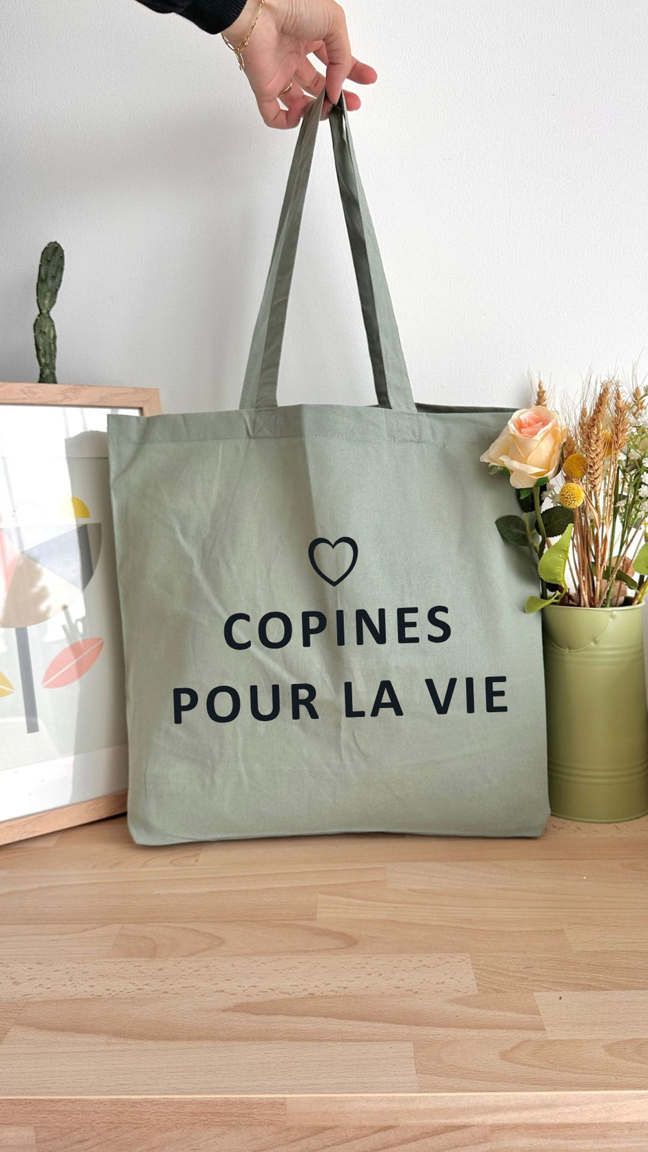 Tote bag 18L personnalisable - Copines pour la vie