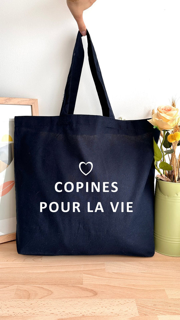 Tote bag 18L personnalisable - Copines pour la vie