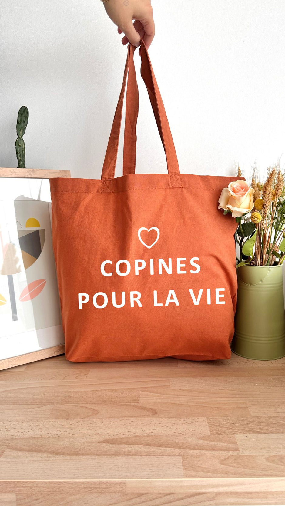 Tote bag 18L personnalisable - Copines pour la vie