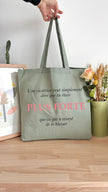 Tote bag 18L personnalisable - Octobre Rose - Plus forte