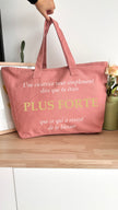 Sac 31L personnalisable - Octobre Rose - Plus forte