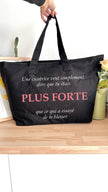 Sac 31L personnalisable - Octobre Rose - Plus forte