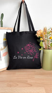 Tote bag 10L personnalisable - Octobre rose - La vie en Rose