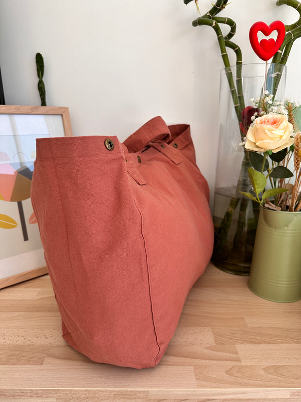 Sac 40L personnalisable - Octobre Rose - La vie en Rose texte
