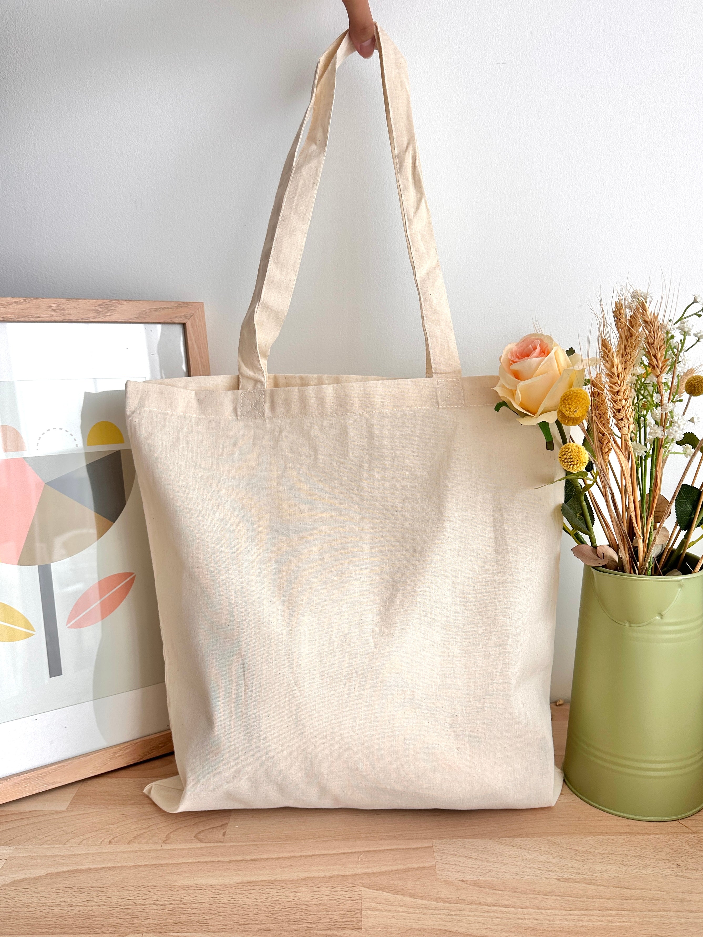 Tote bag 10L personnalisable - Octobre rose - Girl Power