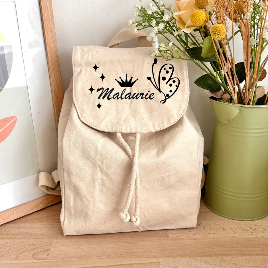 Sac - Sac à dos enfant - Couronne Papillon